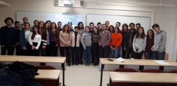 Our Head of the Turkish Language and Literature Department analyzed “Metamorphosis” by Kafka with the students of Engineering and Law Faculty of Galatasaray University