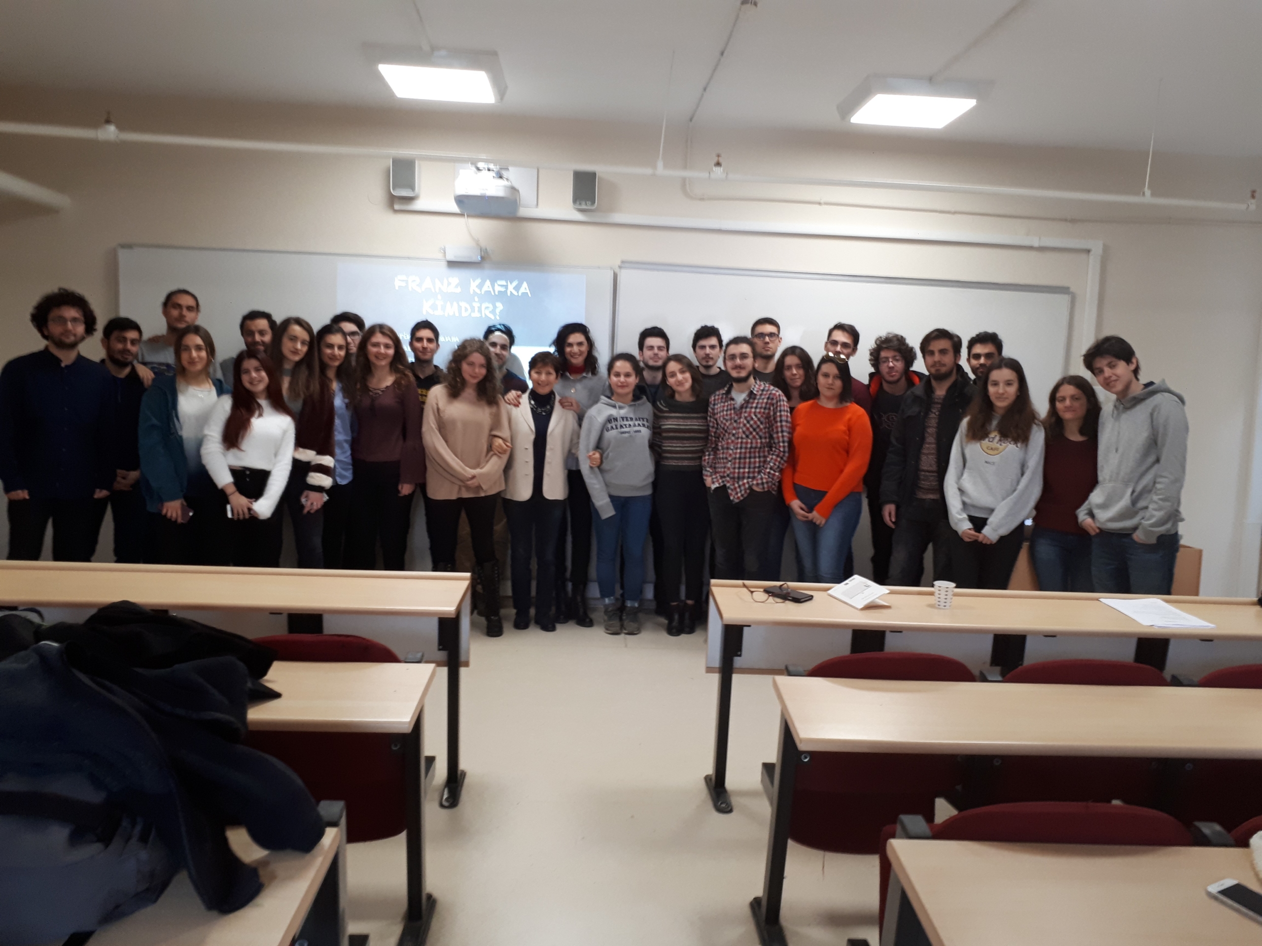 Our Head of the Turkish Language and Literature Department analyzed “Metamorphosis” by Kafka with the students of Engineering and Law Faculty of Galatasaray University