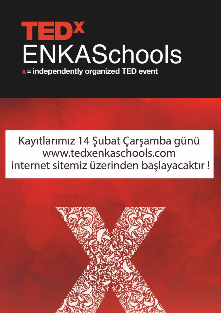 TEDxENKASchools Başvuruları 14 Şubat Çarşamba Günü Başlıyor!