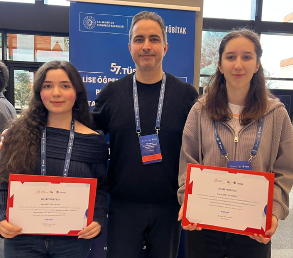 TÜBİTAK 57. Lise Öğrencileri Araştırma Projeleri Yarışması’nda Büyük Başarı!