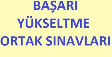 2. Dönem Sonu Başarı Yükseltme Sınav Programı