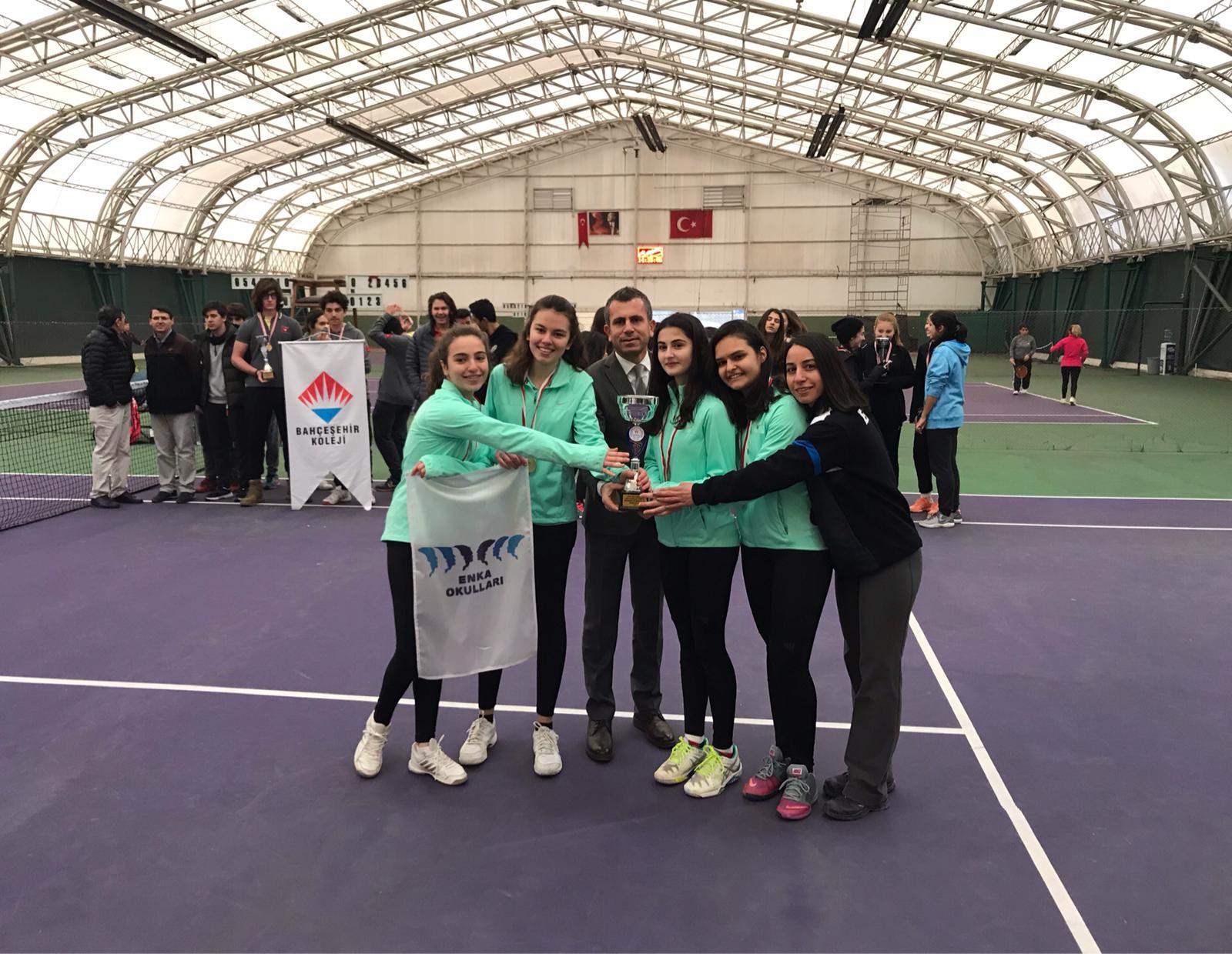 Our Girls Tennis Team is the First  in the Province