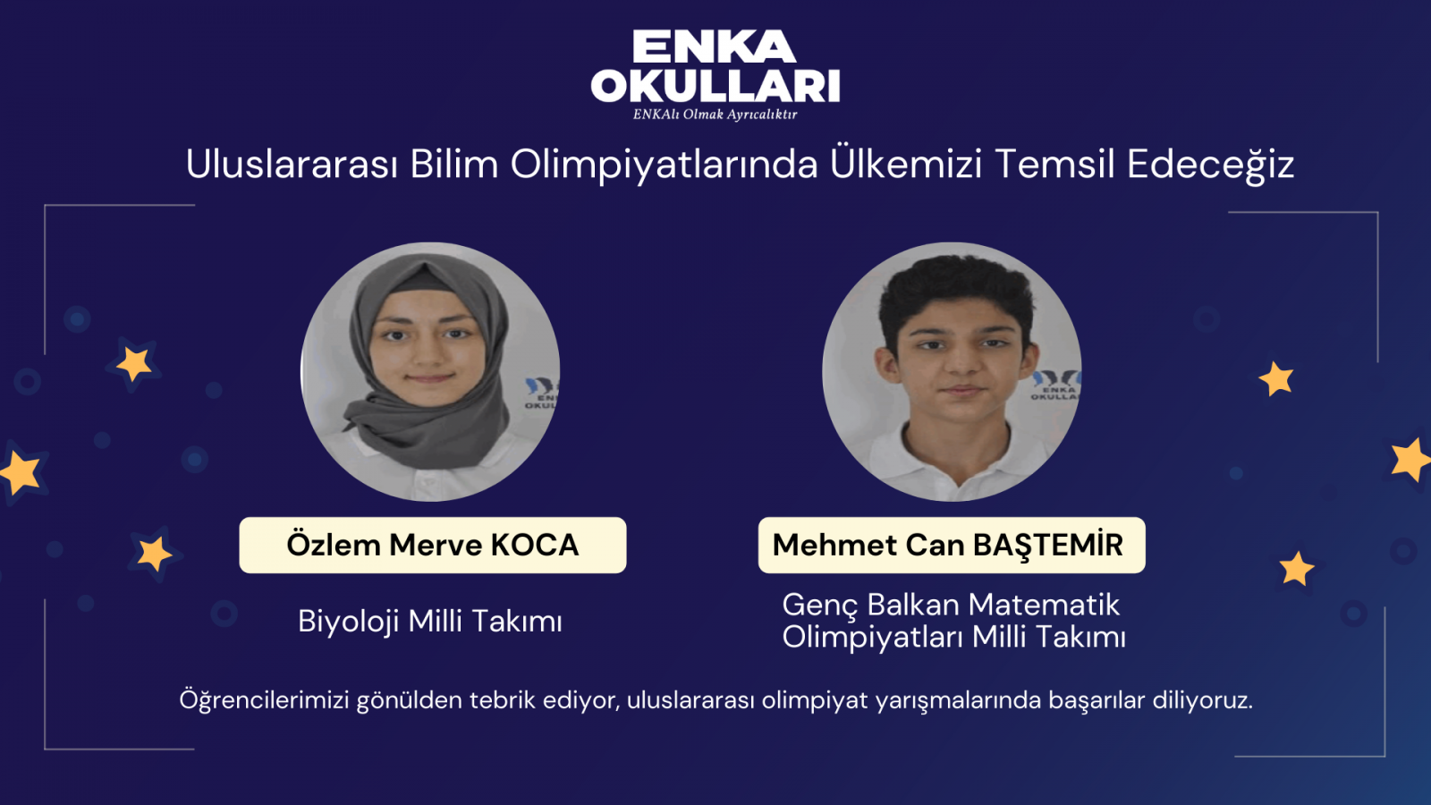 We Will Represent Our Country in International Science Olympiads