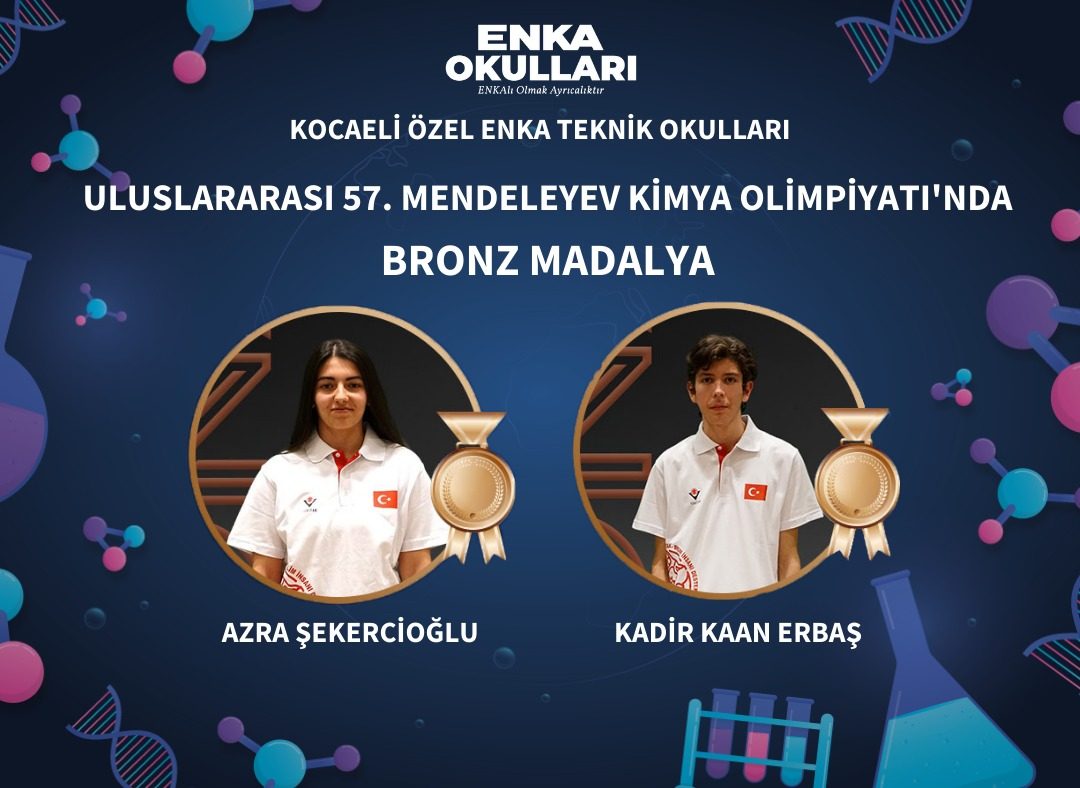 Mendeleyev Olimpiyatlarında Uluslararası Madalyalarımız