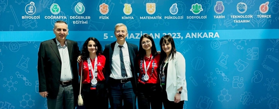 We Got the Chemistry Incentive Award In Tübitak High School Research Projects