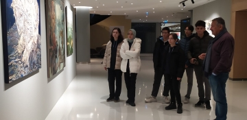 100. Yıl Resim Sergisini Ziyaret Ettik