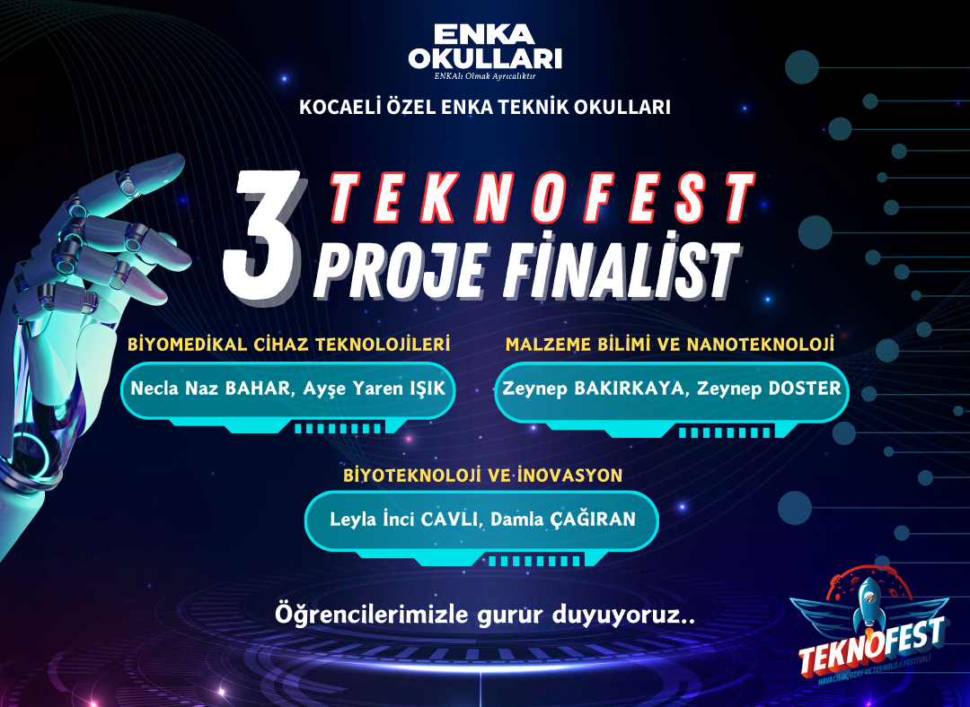 3 Proje İle Teknofest Final Sunumlarında Antalya’da Olacağız