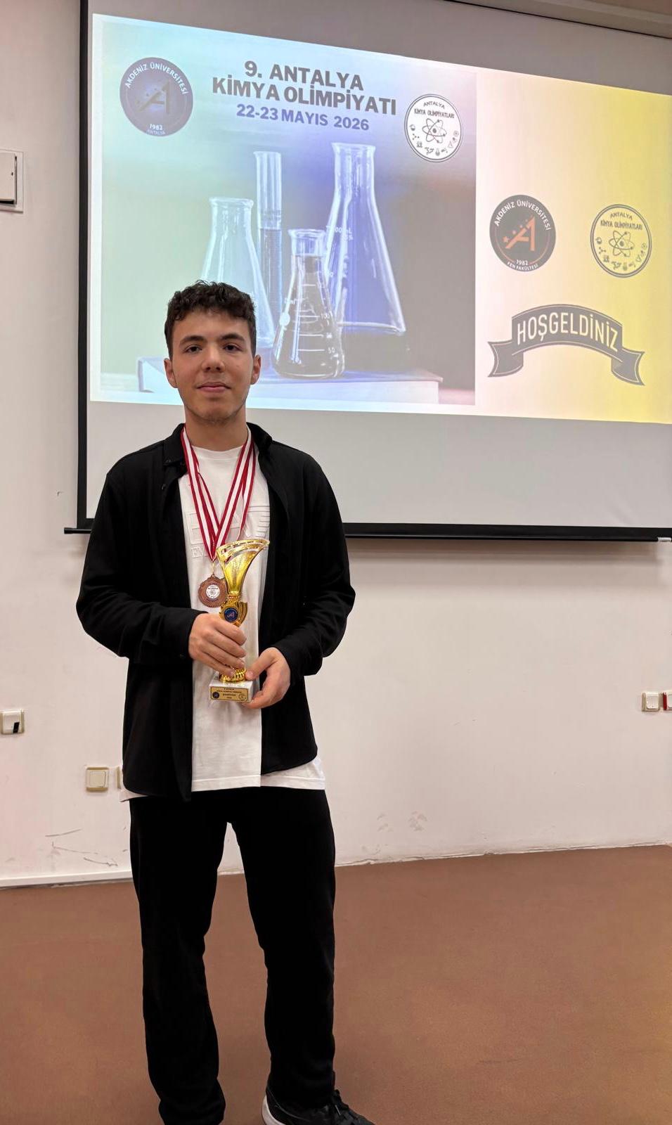 A Proud Achievement at the 9th Antalya Chemistry Olympiad